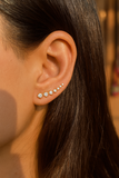stepping climber earrings