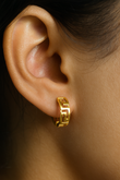 Zig Zag Hoop Earrings