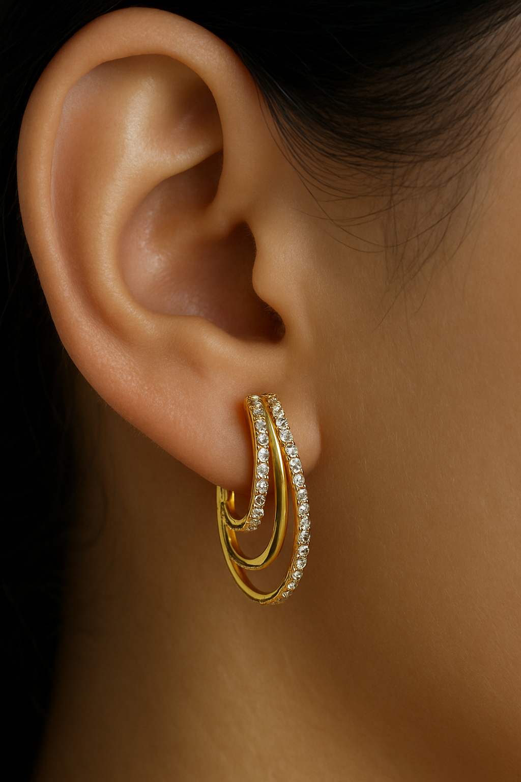 Twisted Hoop Earring