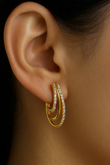 Twisted Hoop Earring