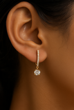 Gem Hoop Earring