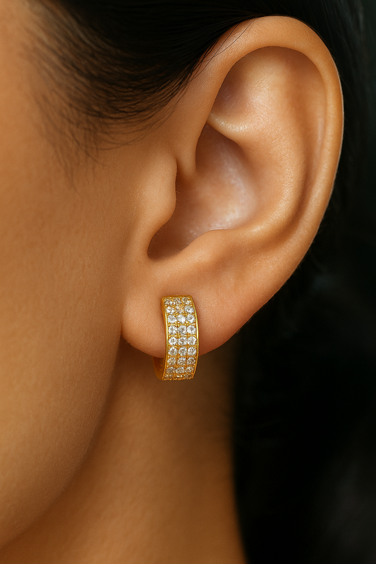 Tiring Hoop Earring