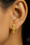 Floweret Hoop Earrings