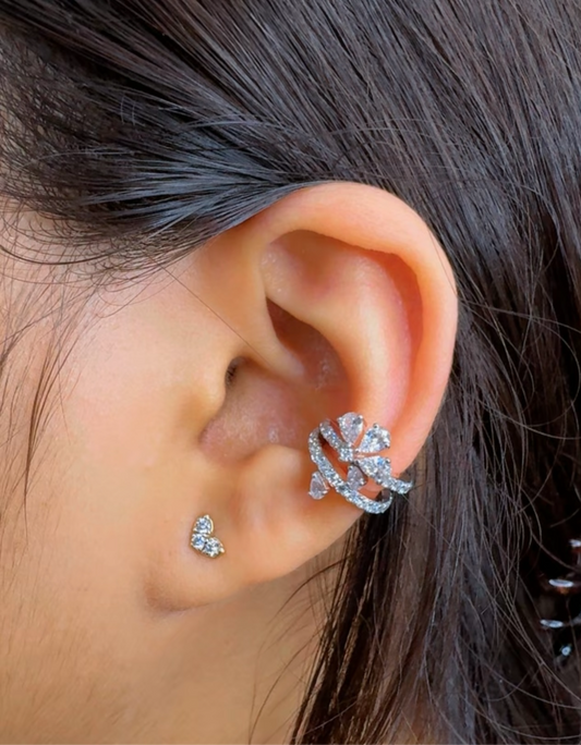 floral earcuff