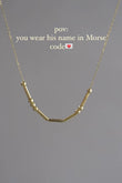 Moorse Name Pendant