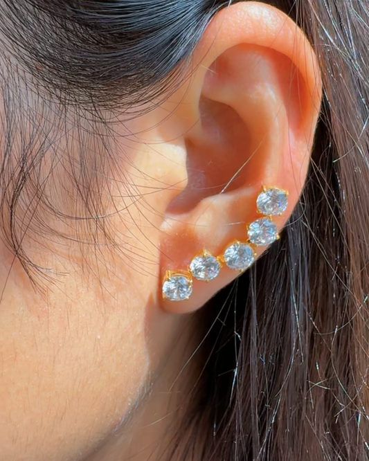 Crystal Climber Earrings