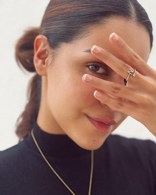 Initial Ring {silver}