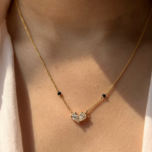 Diamond Heart Mangalsutra