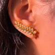 Spring Leaf Climber Earring