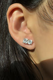 squash diamond stud earrings