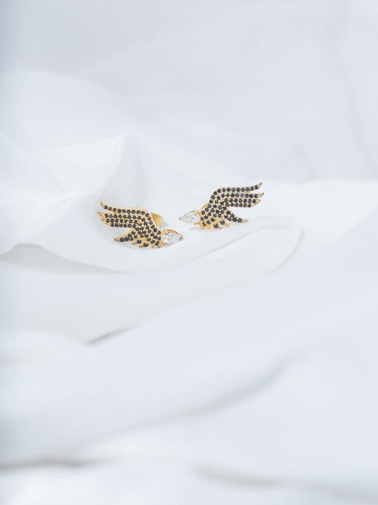 Black Angel Earring