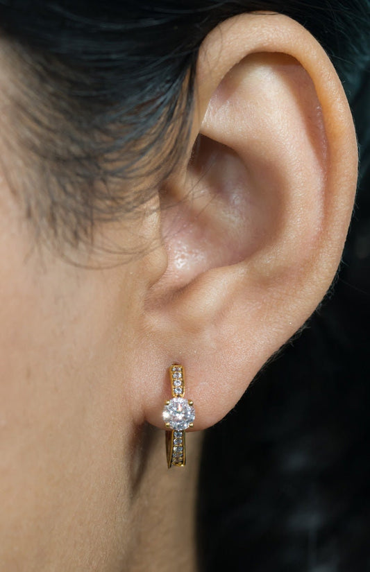 Inning Hoop Earring
