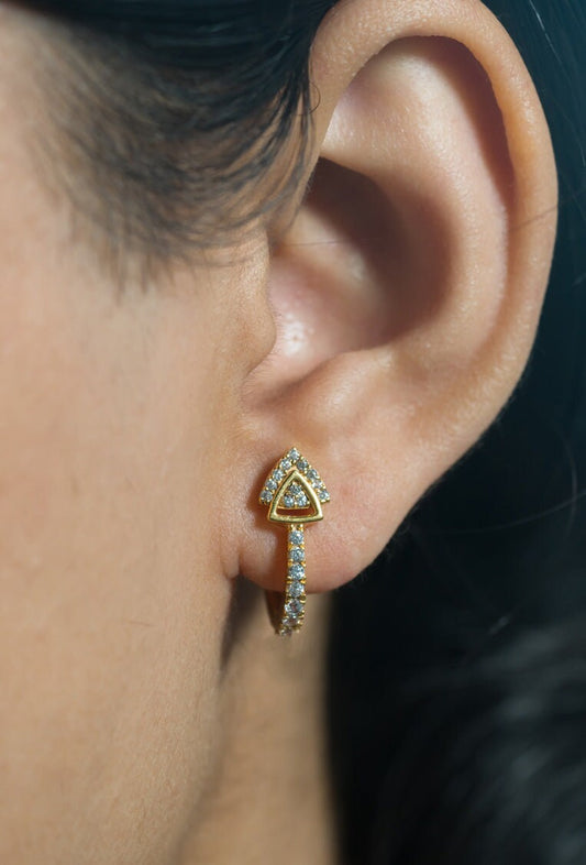 Overlay Hoop Earring
