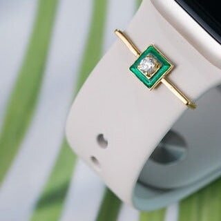 Emerald Box Watch Charm