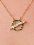 Hexagon pendant