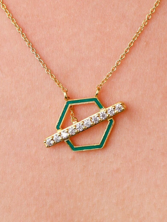 Hexagon pendant