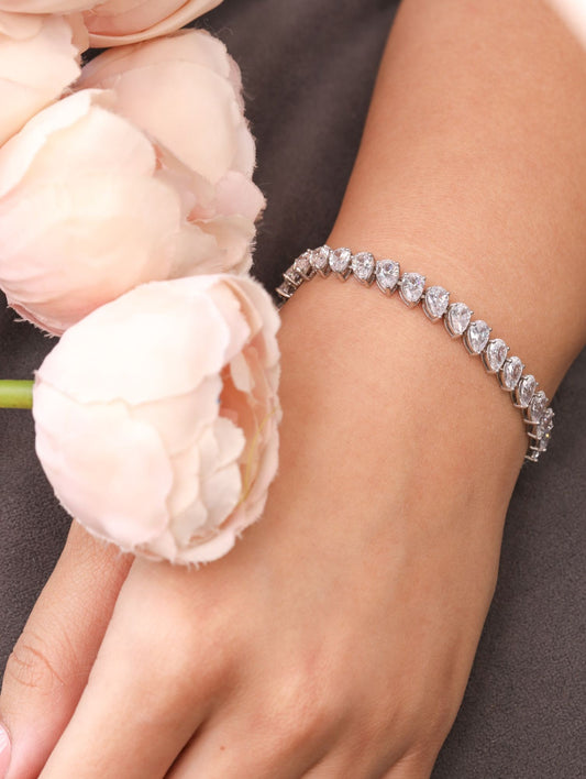 Pear tennis bracelet 1