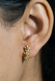 Floweret Hoop Earrings
