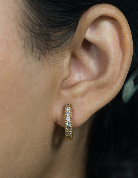 Wrinkle Hoop Earring